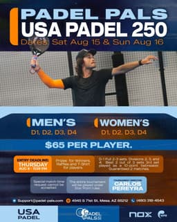 USA PADEL 250 PADEL PALS
