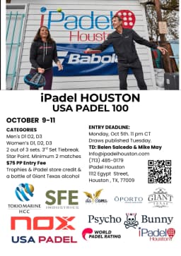 USA PADEL 100 IPADEL HOUSTON